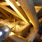 Krov kostela Nanebevzetí Panny Marie ve Vranově nad Dyjí